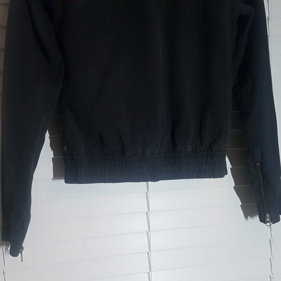 GUC small Addict Clothing black denim bomber - Picture 5 of 8